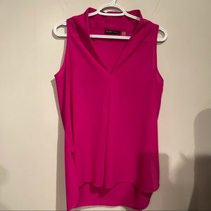 Fuschia sleeveless top